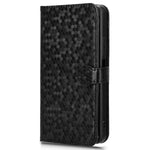 For Oppo Reno12 F 5G Wallet Phone Case Dot Pattern Imprint PU Leather Flip Cover