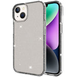 GW18 til iPhone 14 Transparent Glitter Powder Anti-Scratch blødt TPU-etui telefonbagside