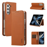 ABEEL til Samsung Galaxy Z Fold6 5G telefoncover RFID-blokerende læder flipcover