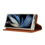 ABEEL til Samsung Galaxy Z Fold6 5G telefoncover RFID-blokerende læder flipcover