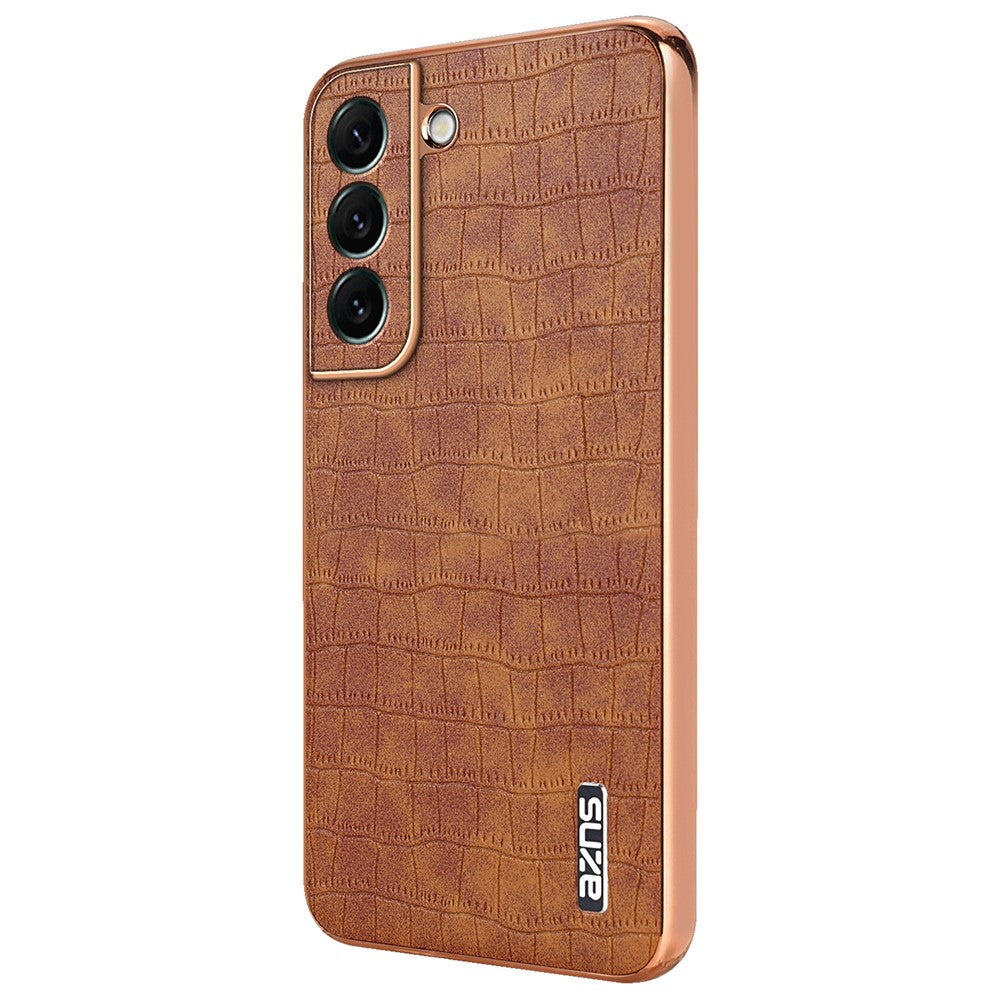 AZNS For Samsung Galaxy S22 5G Case PU+TPU Shockproof Phone Cover