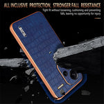 AZNS For Xiaomi Redmi Note 13 Pro+ 5G Electroplating Case Textured PU+TPU Phone Cover