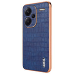 AZNS For Xiaomi Redmi Note 13 Pro+ 5G Electroplating Case Textured PU+TPU Phone Cover