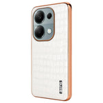 AZNS For Xiaomi Redmi Note 13 Pro 4G / Poco M6 Pro 4G Case Shockproof PU+TPU Electroplated Phone Cover