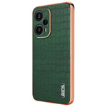 AZNS För Xiaomi Redmi Note 12 Turbo / Poco F5 5G Skal Galvaniserad PU+TPU mobilskal