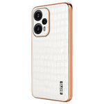 AZNS För Xiaomi Redmi Note 12 Turbo / Poco F5 5G Skal Galvaniserad PU+TPU mobilskal