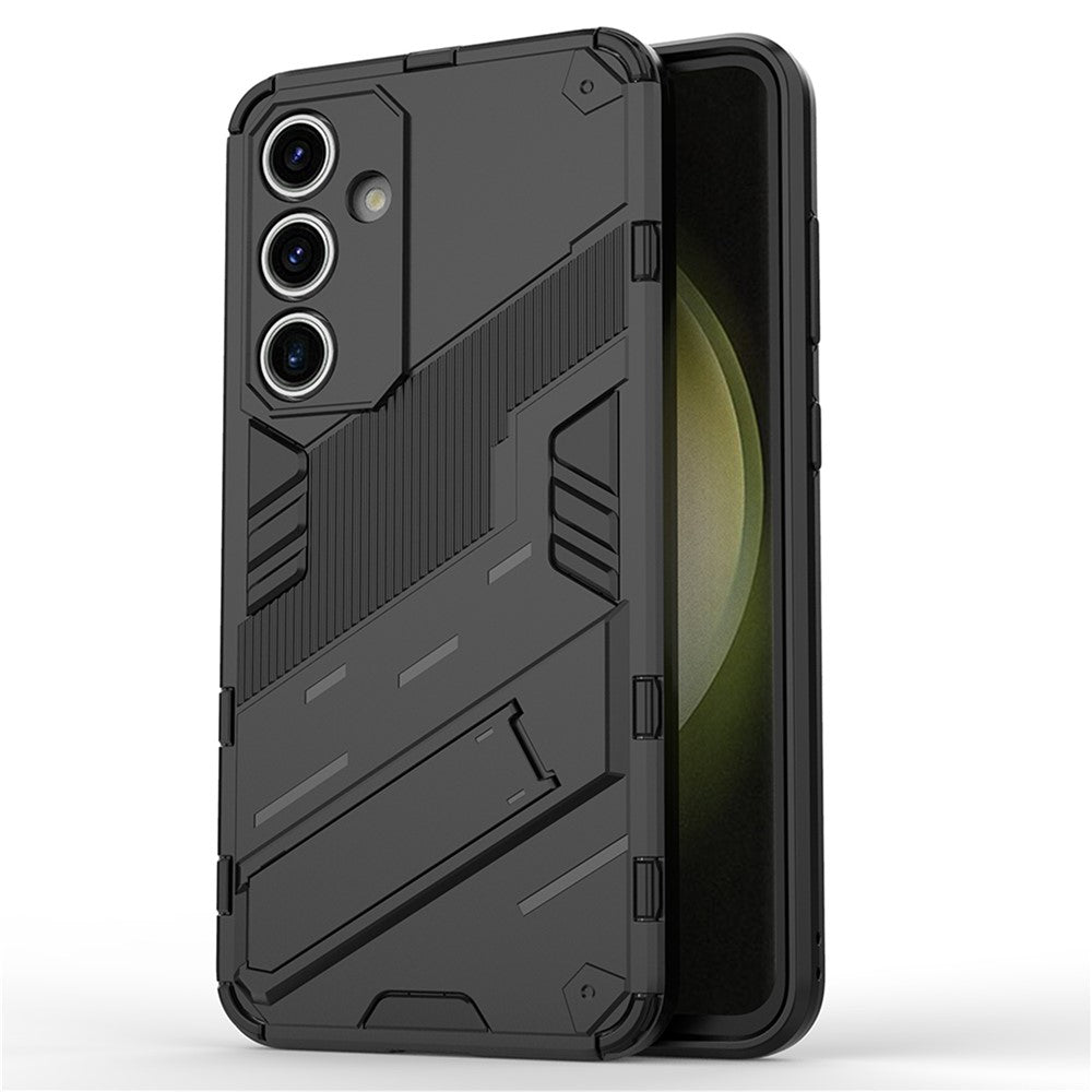 Til Samsung Galaxy S24 FE Etui Støttefod Hybrid Hård PC Blød TPU Telefoncover