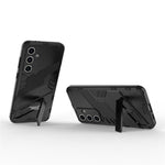 Til Samsung Galaxy S24 FE Etui Støttefod Hybrid Hård PC Blød TPU Telefoncover