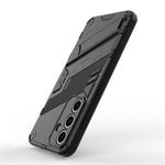 Til Samsung Galaxy S24 FE Etui Støttefod Hybrid Hård PC Blød TPU Telefoncover