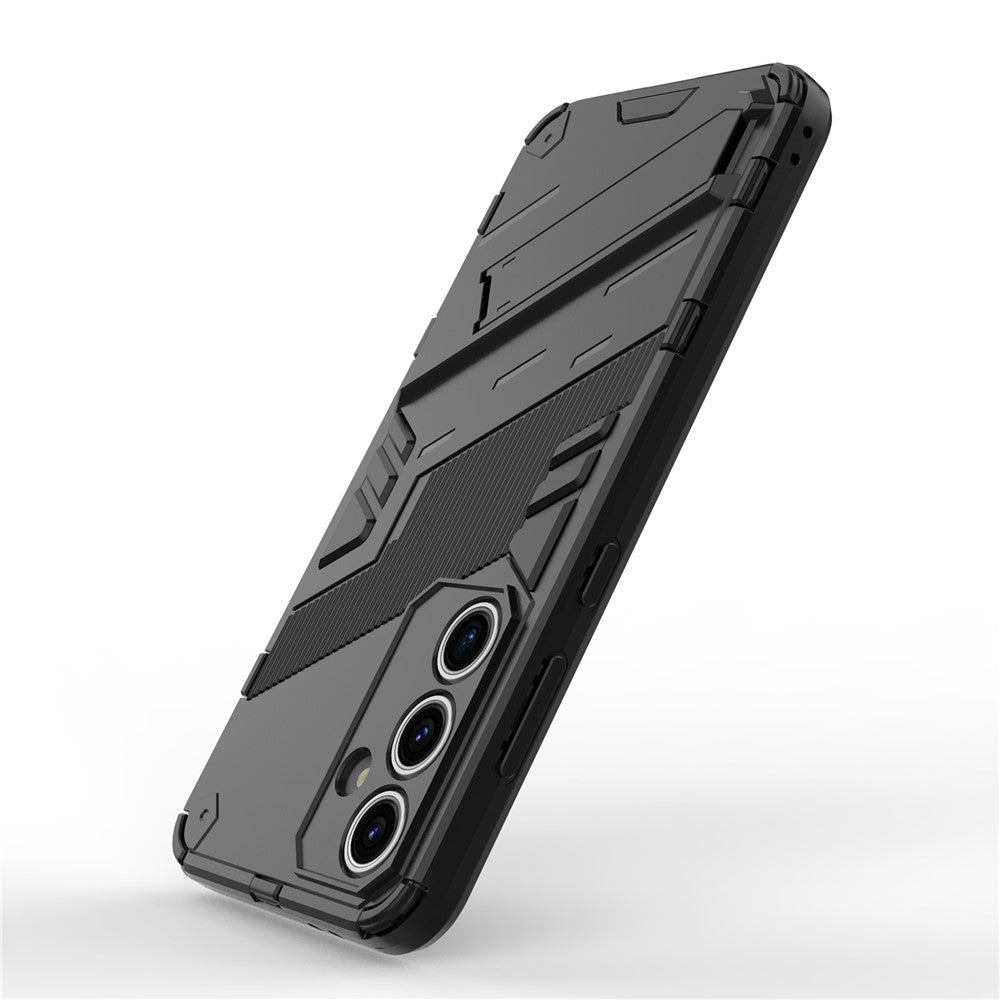 Til Samsung Galaxy S24 FE Etui Støttefod Hybrid Hård PC Blød TPU Telefoncover