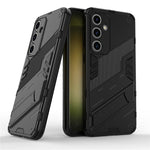 Til Samsung Galaxy S24 FE Etui Støttefod Hybrid Hård PC Blød TPU Telefoncover