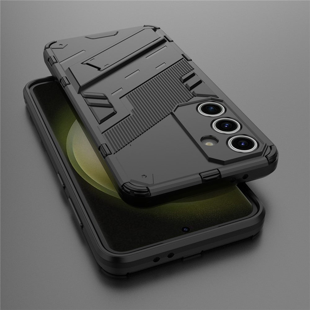 Til Samsung Galaxy S24 FE Etui Støttefod Hybrid Hård PC Blød TPU Telefoncover