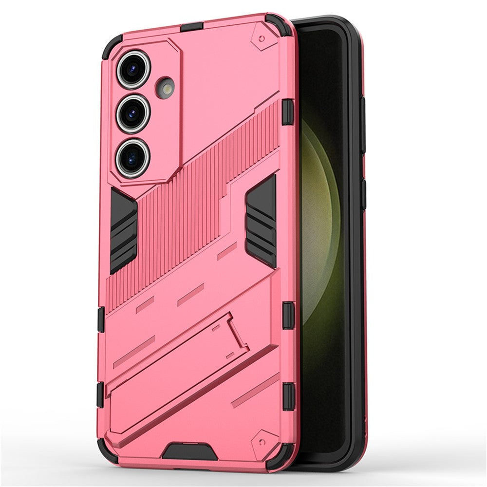 Til Samsung Galaxy S24 FE Etui Støttefod Hybrid Hård PC Blød TPU Telefoncover