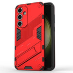 Til Samsung Galaxy S24 FE Etui Støttefod Hybrid Hård PC Blød TPU Telefoncover