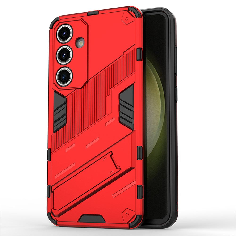 Til Samsung Galaxy S24 FE Etui Støttefod Hybrid Hård PC Blød TPU Telefoncover