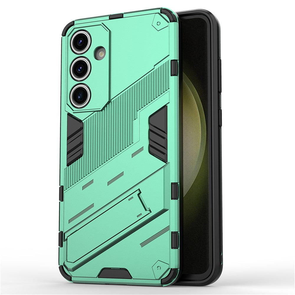 Til Samsung Galaxy S24 FE Etui Støttefod Hybrid Hård PC Blød TPU Telefoncover