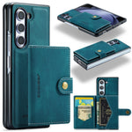 JEEHOOD J01 For Samsung Galaxy Z Fold5 5G Case Card Bag Leather+PC Folding Phone Cover