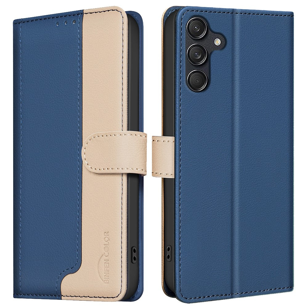 BINFEN COLOR BF33 For Samsung Galaxy S25 / S24 Case RFID Blocking Leather Wallet Phone Cover