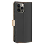BINFEN COLOR BF33 For iPhone 16 Pro Max Case Splicing Color Anti-Drop Leather Cover