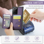JEEHOOD J05 til Samsung Galaxy Note20 Ultra / Note20 Ultra 5G Etui Læder Mobilcover med Aftagelig Magnetisk Korttaske
