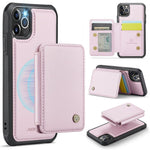 JEEHOOD J05 Til iPhone 11 Pro Max Cover Mobilcover i læder med aftagelig magnetisk kortholder