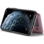 JEEHOOD J05 Til iPhone 11 Pro Max Cover Mobilcover i læder med aftagelig magnetisk kortholder