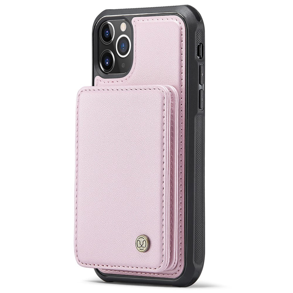 JEEHOOD J05 Til iPhone 11 Pro Max Cover Mobilcover i læder med aftagelig magnetisk kortholder