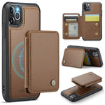 JEEHOOD J05 For iPhone 11 Pro Case Leather Mobile Cover with Detachable Magnetic Card Bag