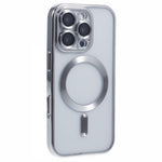 For iPhone 16 Pro Max Case Compatible with MagSafe Electroplating TPU Phone Cover with Lens Film