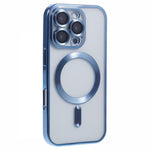 For iPhone 16 Pro Max Case Compatible with MagSafe Electroplating TPU Phone Cover with Lens Film