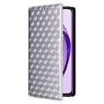 Oppo A80 5G / A3 Pro (Global) 5G / K12x 5G (Indien) / A3x 5G (Kina) Läderfodral Plånboksfodral mobilfodral Rombpräglat