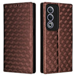 Oppo A80 5G / A3 Pro (Global) 5G / K12x 5G (Indien) / A3x 5G (Kina) Läderfodral Plånboksfodral mobilfodral Rombpräglat