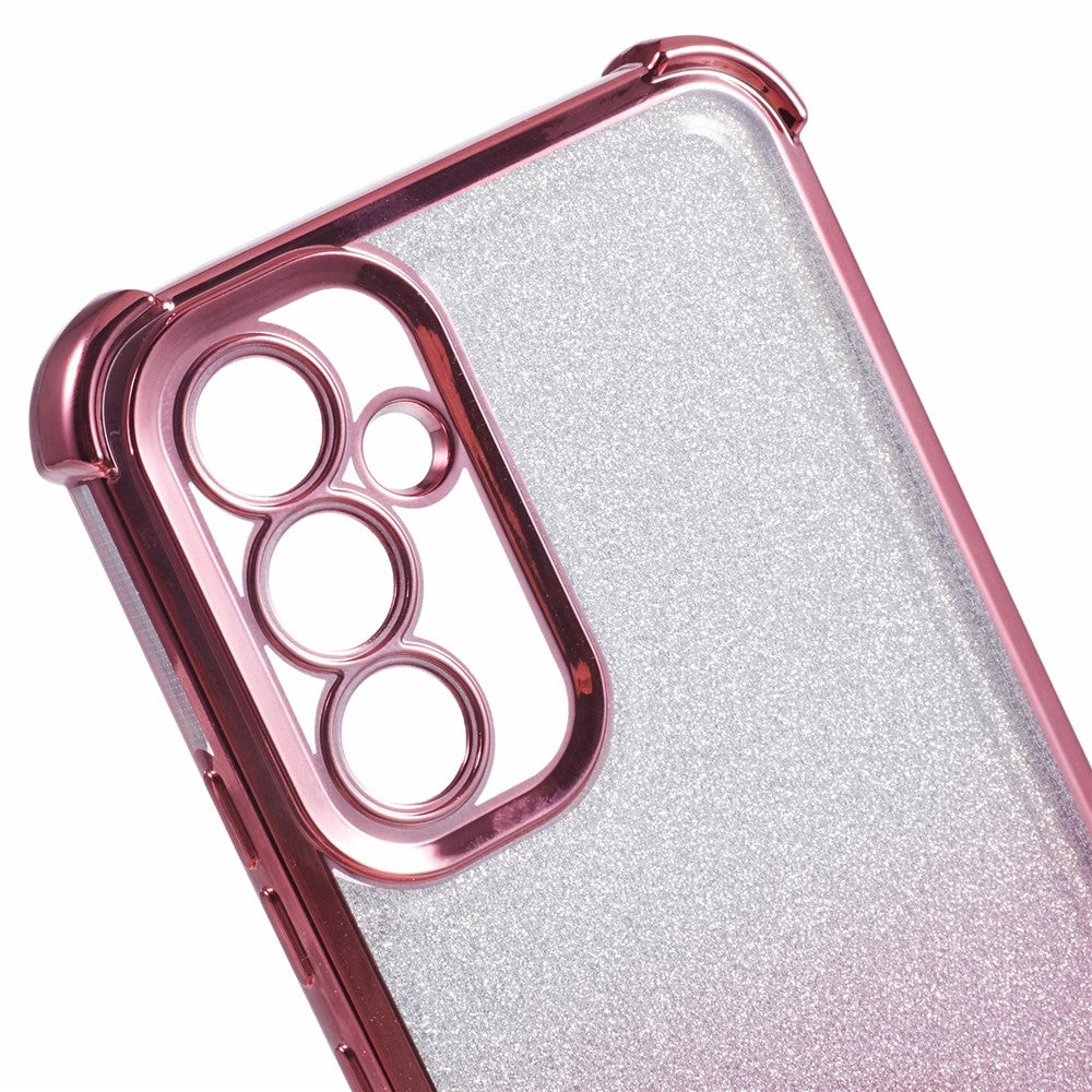 Samsung Galaxy A14 4G / 5G Skal Glitter Baksida TPU mobilskal Galvaniserad