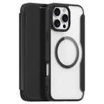 DUX DUCIS Skin X Pro for iPhone 16 Pro Leather Case Compatible with MagSafe Card Holder Phone Cover