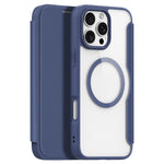 DUX DUCIS Skin X Pro for iPhone 16 Pro Leather Case Compatible with MagSafe Card Holder Phone Cover
