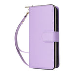 R20 For Samsung Galaxy S22+ 5G Case Zipper Leather Phone Cover Stand View