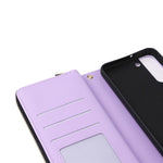 R20 For Samsung Galaxy S22+ 5G Case Zipper Leather Phone Cover Stand View