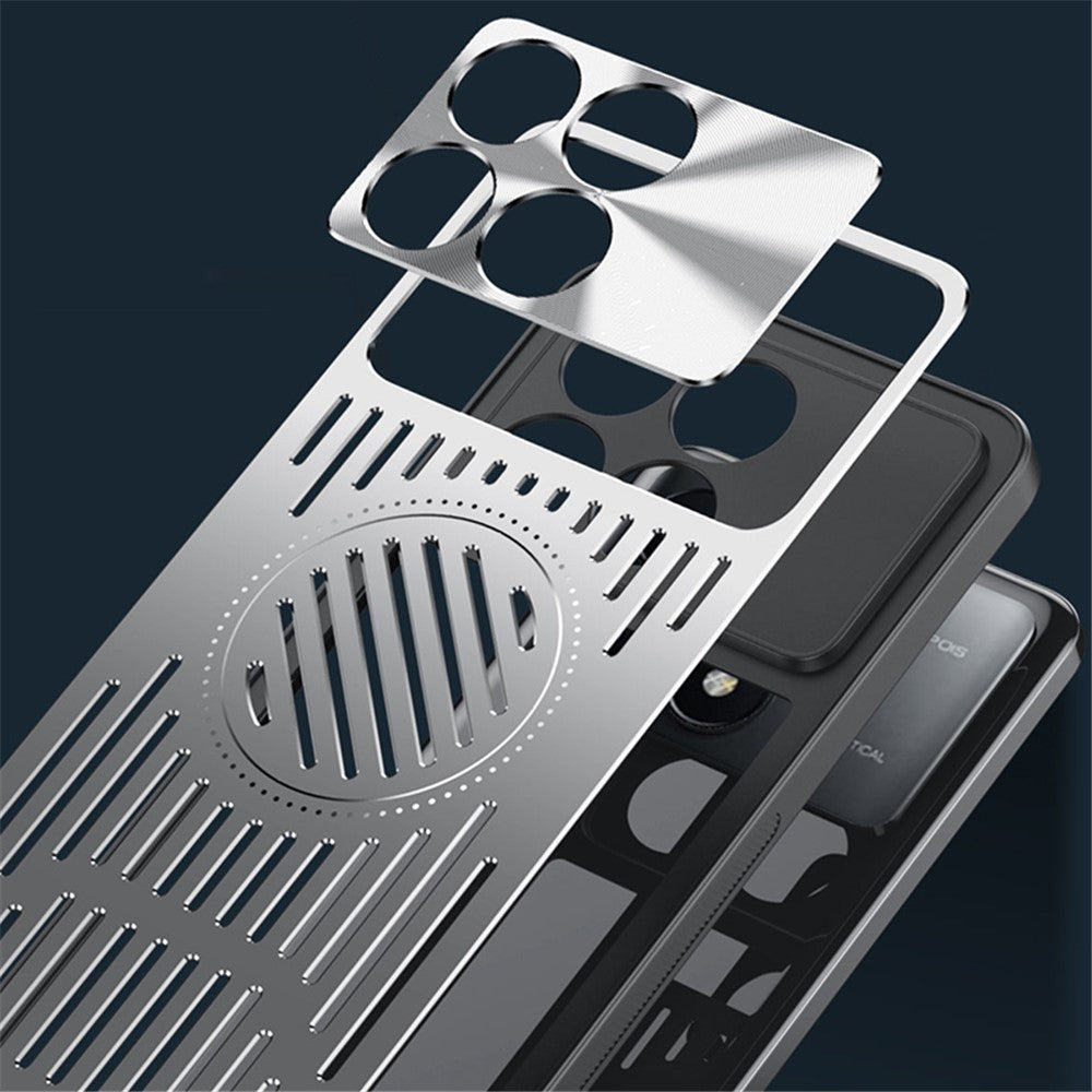 For Xiaomi Redmi K70 5G / K70 Pro 5G Case Dissipate Heat TPU+Aluminum Alloy Phone Cover
