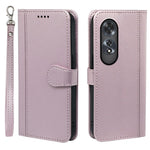 HX02 For Oppo A60 4G Case Magnetic Closure Leather Wallet Phone Cover with Strap