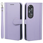 HX02 For Oppo A60 4G Case Magnetic Closure Leather Wallet Phone Cover with Strap