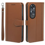 HX02 For Oppo A60 4G Case Magnetic Closure Leather Wallet Phone Cover with Strap