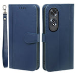 HX02 For Oppo A60 4G Case Magnetic Closure Leather Wallet Phone Cover with Strap