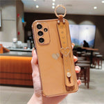 For Samsung Galaxy A35 5G Case Flexible TPU Love Heart Cute Phone Cover Wristband