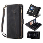 ESEBLE Star Series For iPhone 16 Case Zipper Wallet Leather Stand Phone Cover