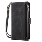 ESEBLE Star Series For iPhone 16 Case Zipper Wallet Leather Stand Phone Cover