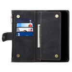 ESEBLE Star Series For iPhone 16 Case Zipper Wallet Leather Stand Phone Cover