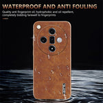 AZNS For Oppo Find X7 5G Case Electroplating Leather+TPU Phone Cover