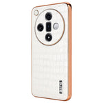 AZNS For Oppo Find X7 5G Case Electroplating Leather+TPU Phone Cover
