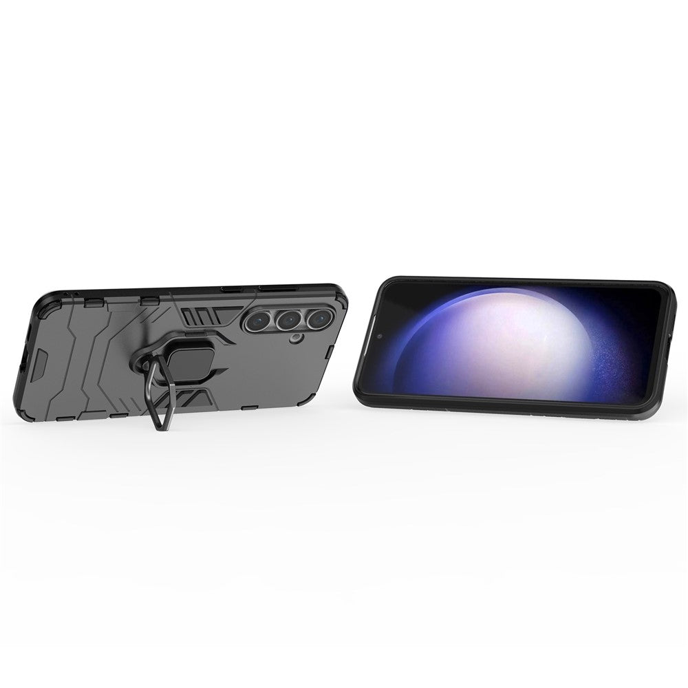 For Samsung Galaxy S24 FE Case PC+TPU Kickstand Cell Phone Back Cover