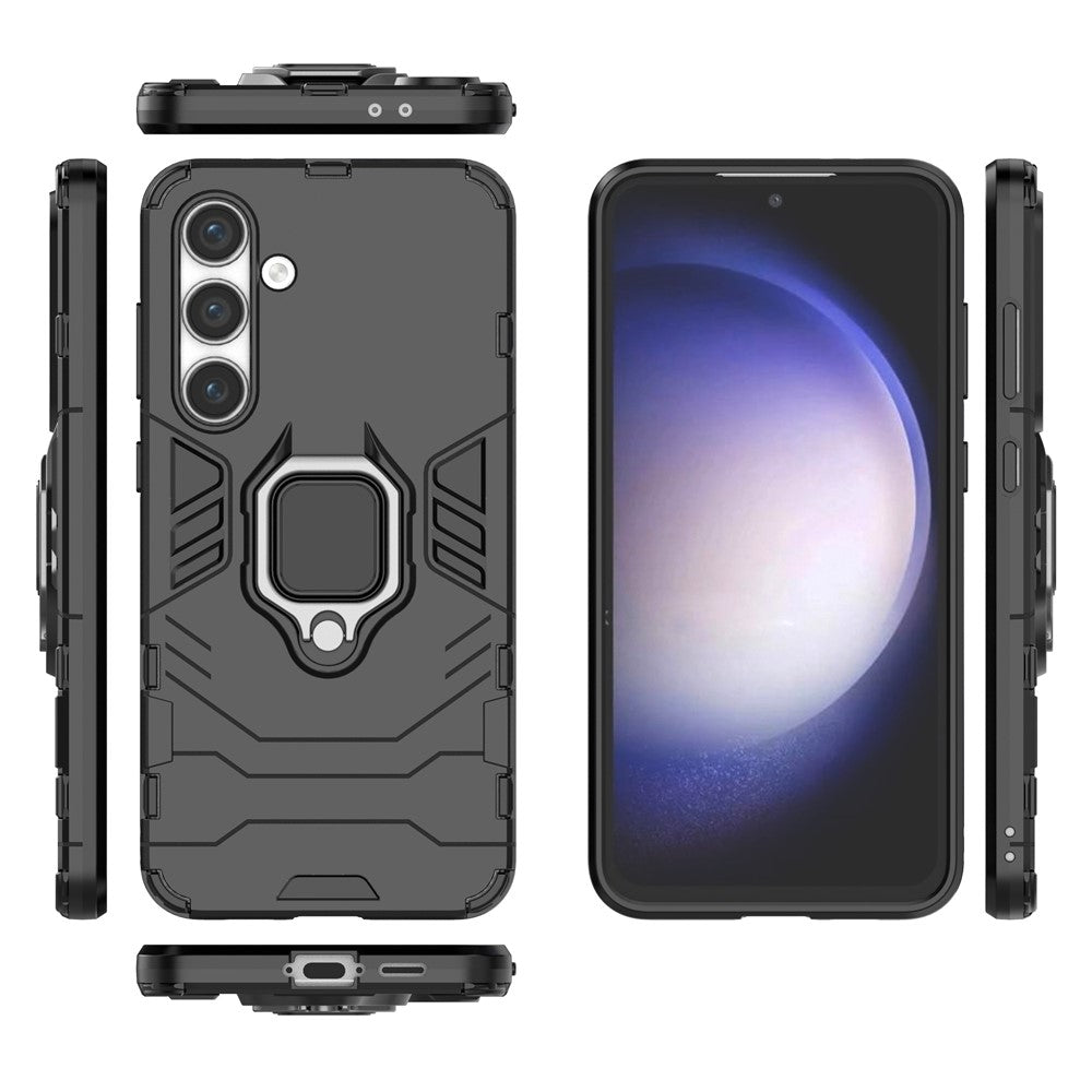 For Samsung Galaxy S24 FE Case PC+TPU Kickstand Cell Phone Back Cover
